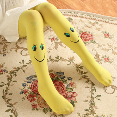 Smiley Pattern Children'S Pantyhose