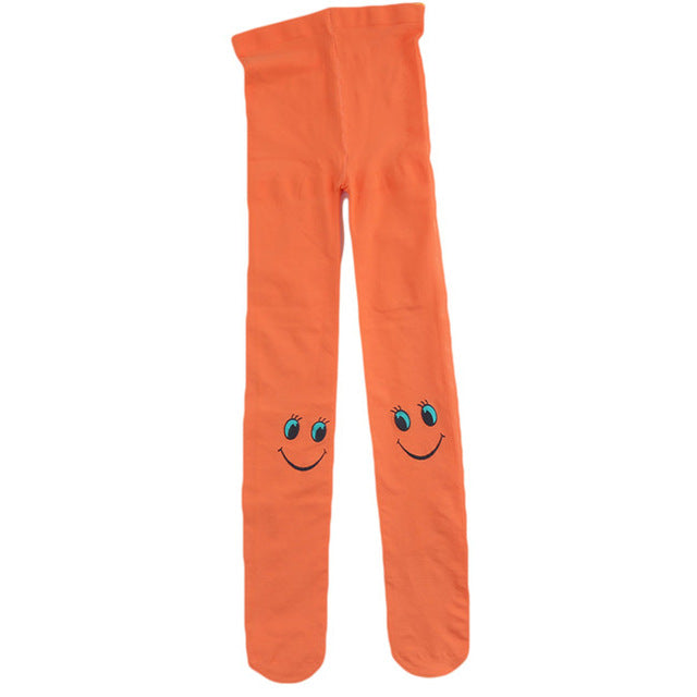 Smiley Pattern Children'S Pantyhose
