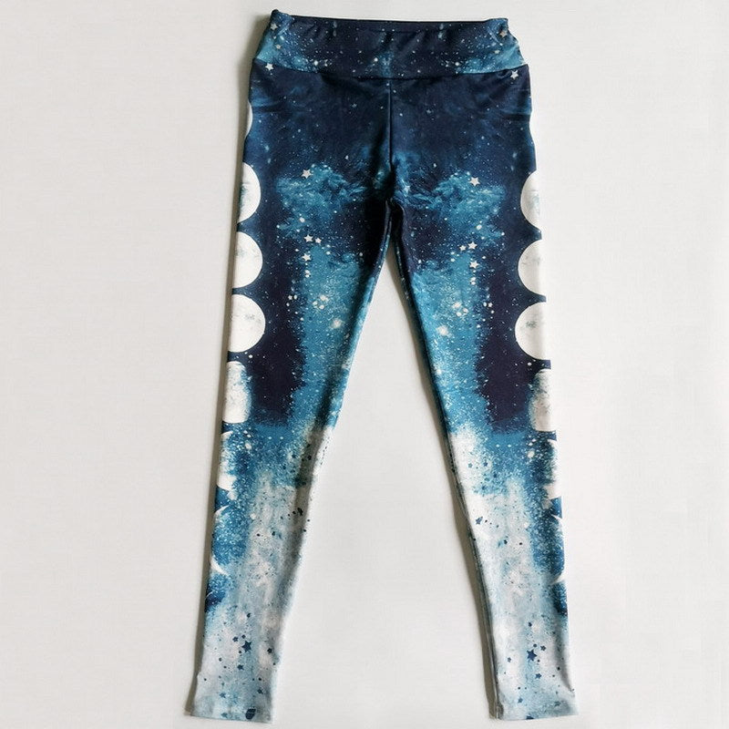 Star Moon Fitness Leggings Sports Yoga Pants