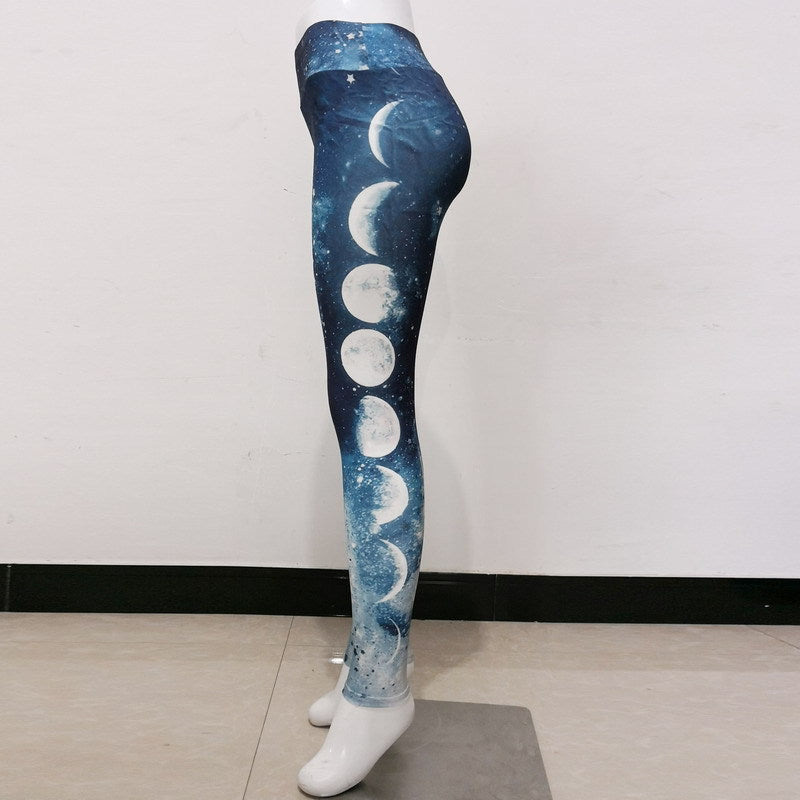 Star Moon Fitness Leggings Sports Yoga Pants