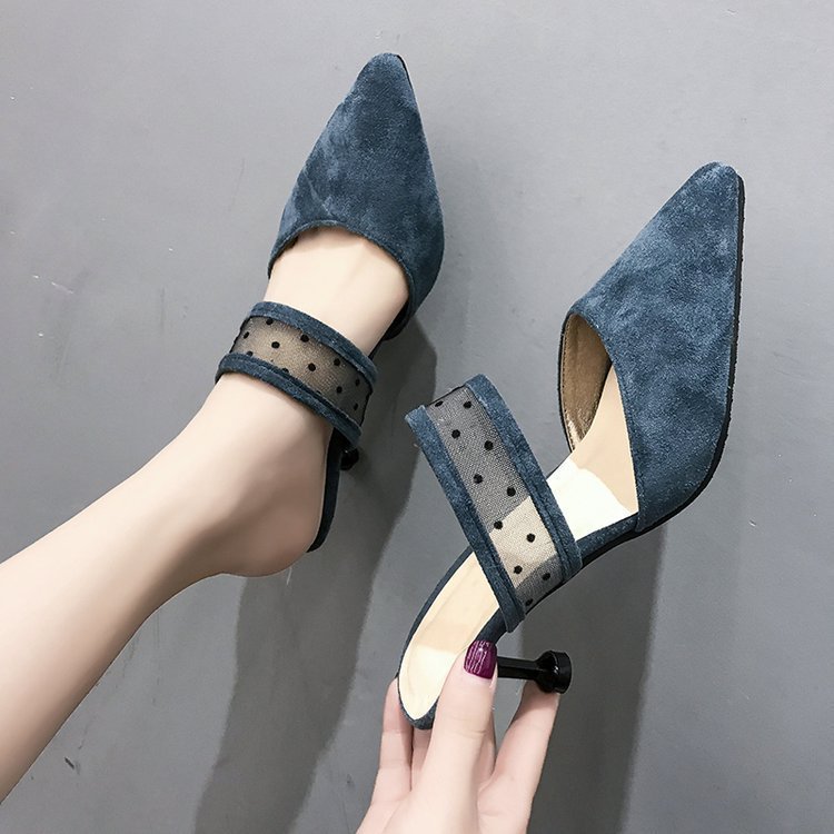 High Heeled Sandals And Thin Heeled Slippers