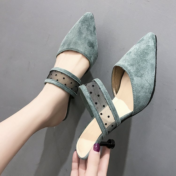 High Heeled Sandals And Thin Heeled Slippers