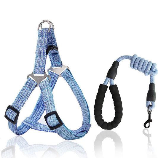 Explosion-proof Dog Traction Rope Retractable Harness Dog Walking Rope
