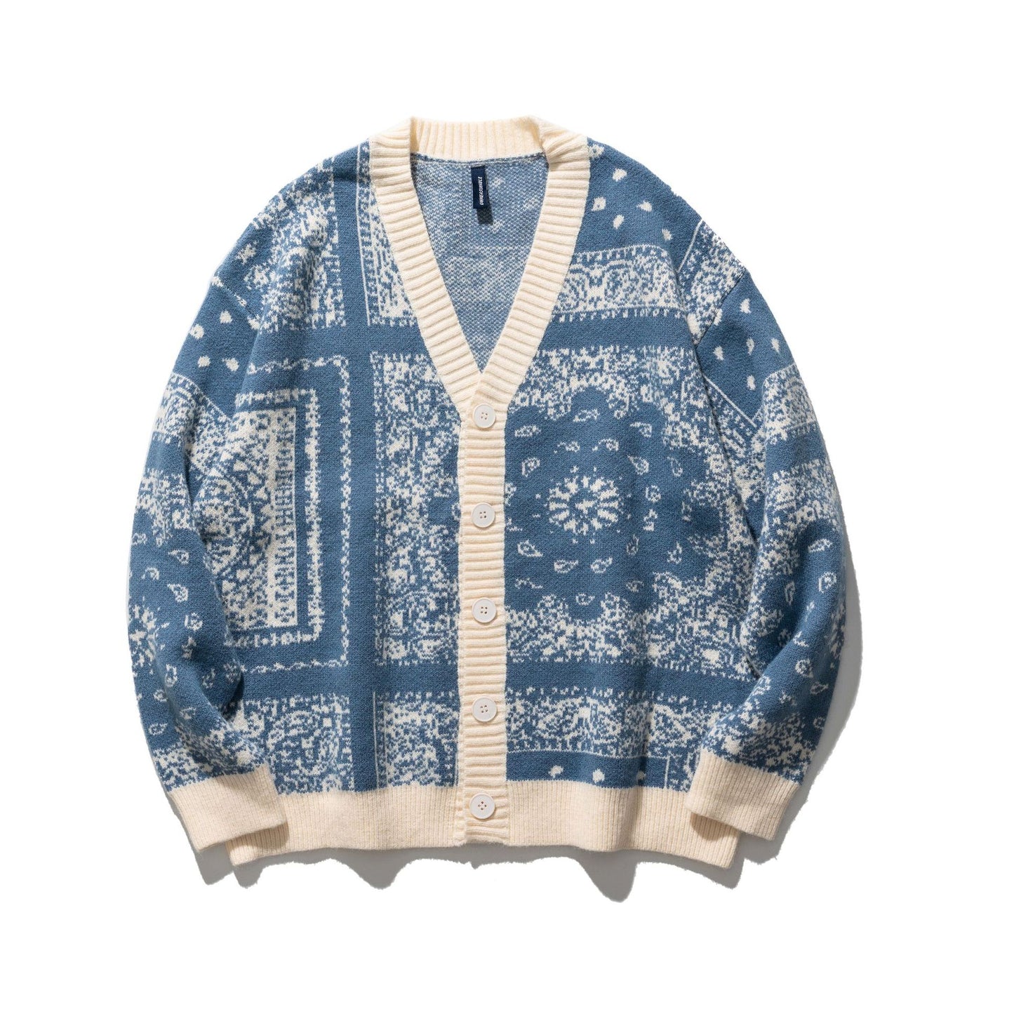 Retro Men'S Sweater Cardigan Autumn And Winter