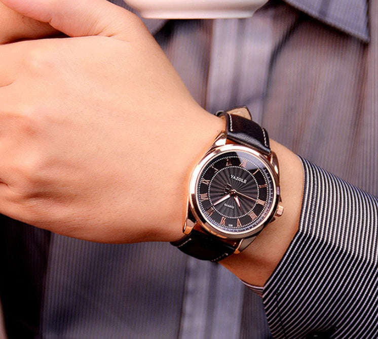 New Men's Watch Simple Watch Cross - Border