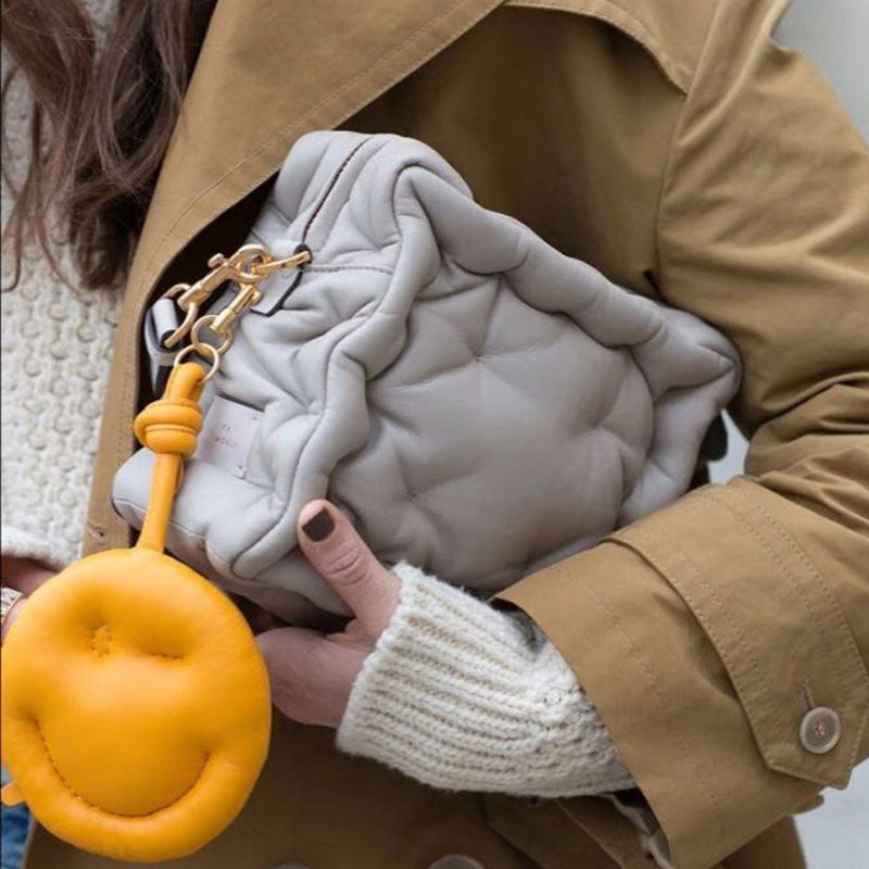 Soft Cotton Three-Dimensional Pattern Cute Brick Shoulder Bag Messenger Bag