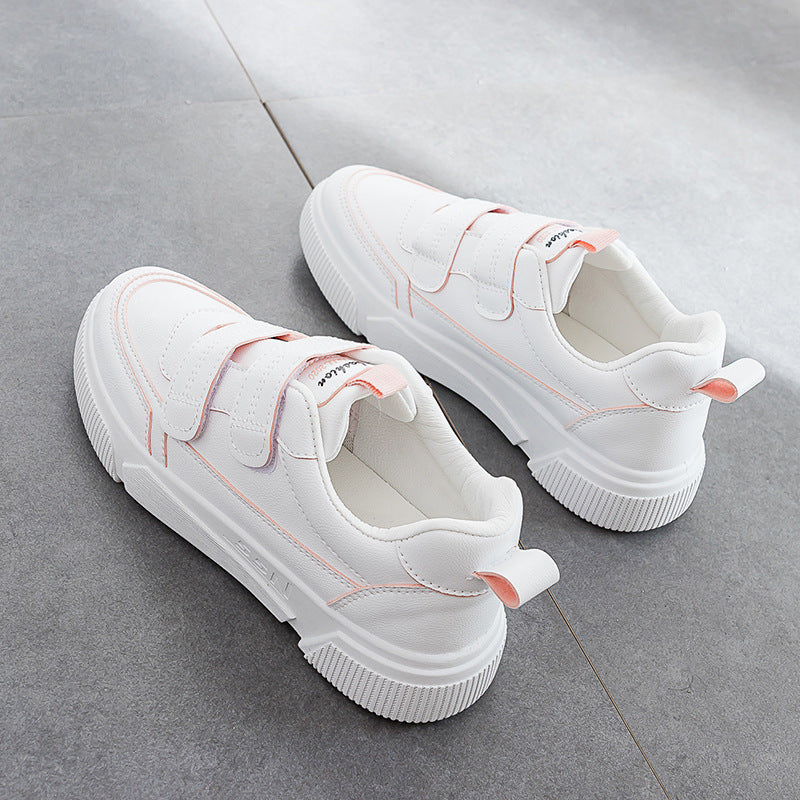 Sneakers Solid Lace-up Low Cut Breathable Casual Ladies Shoes