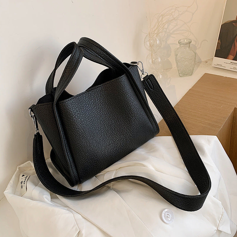 Personalized Simple Vegetable Basket Portable Female Bag Autumn Western Style Messenger Popular Small Square Bag