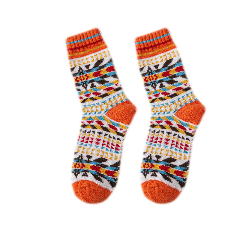 Winter Thick Thick Line Ladies Rabbit Wool Socks