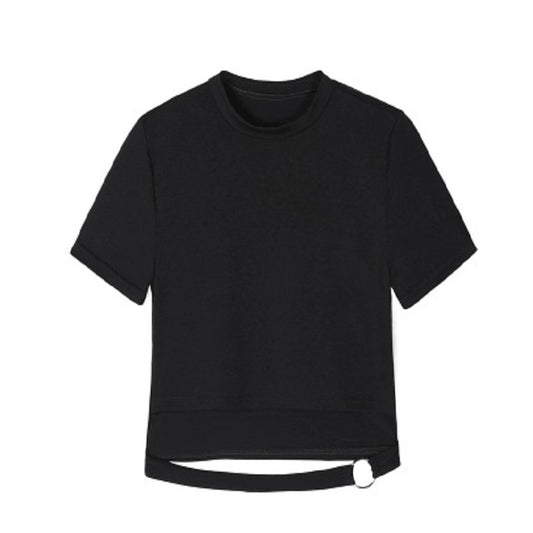 Trendy Hip Hop Ins High Waist Slim Sexy Jump Di Irregular Half-Length Suit Skirt