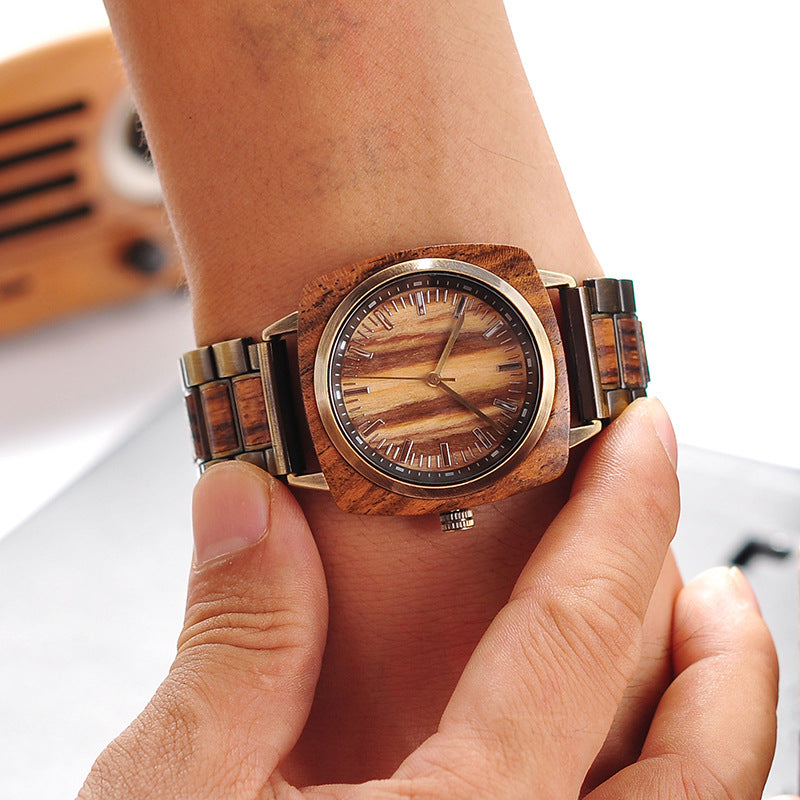 Hexagon Display Literary And Artistic Play Retro Watch