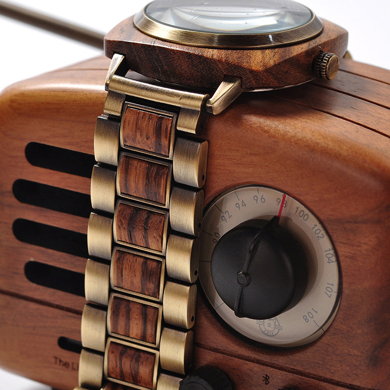 Hexagon Display Literary And Artistic Play Retro Watch