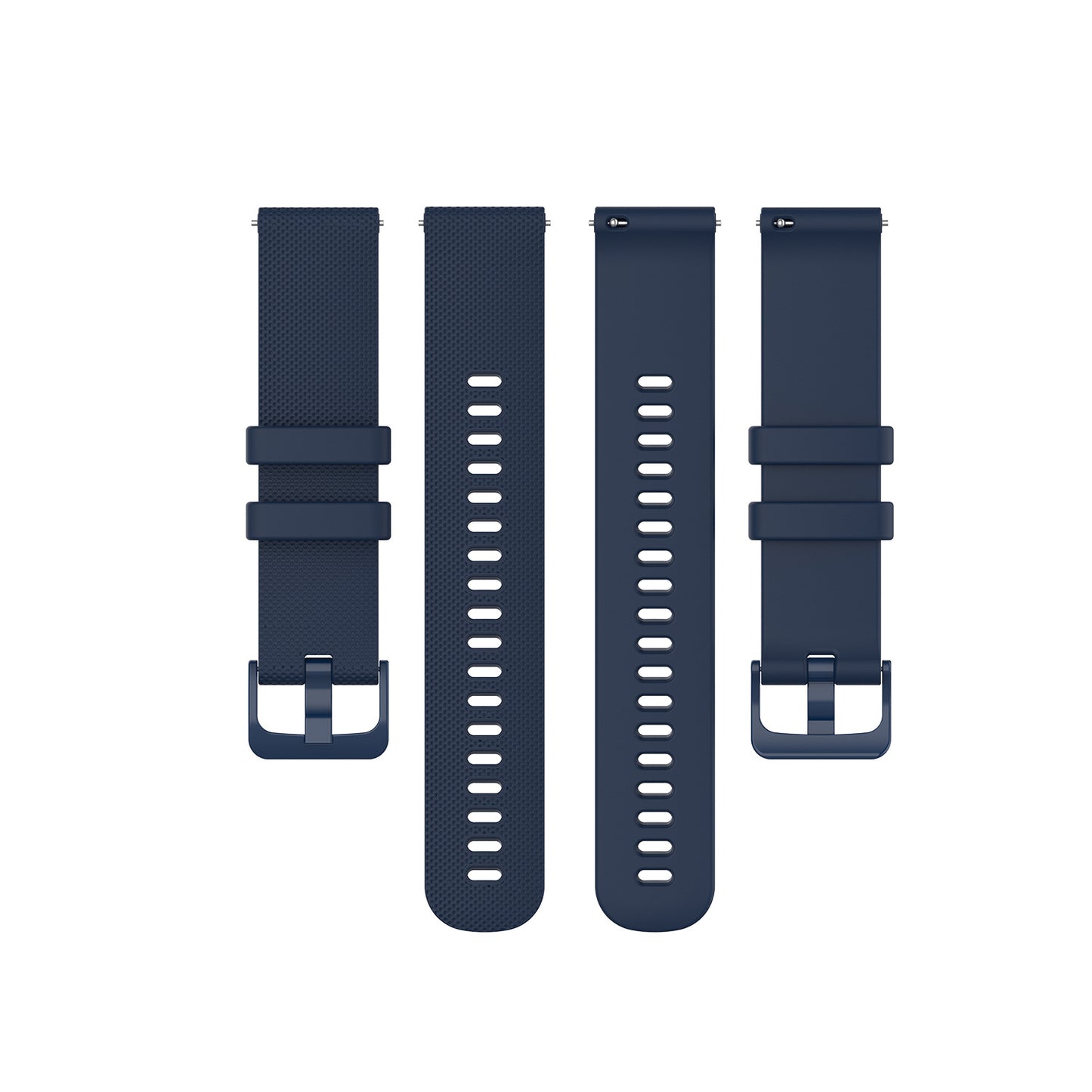 Universal 20mm Small Check Pattern Silicone Strap