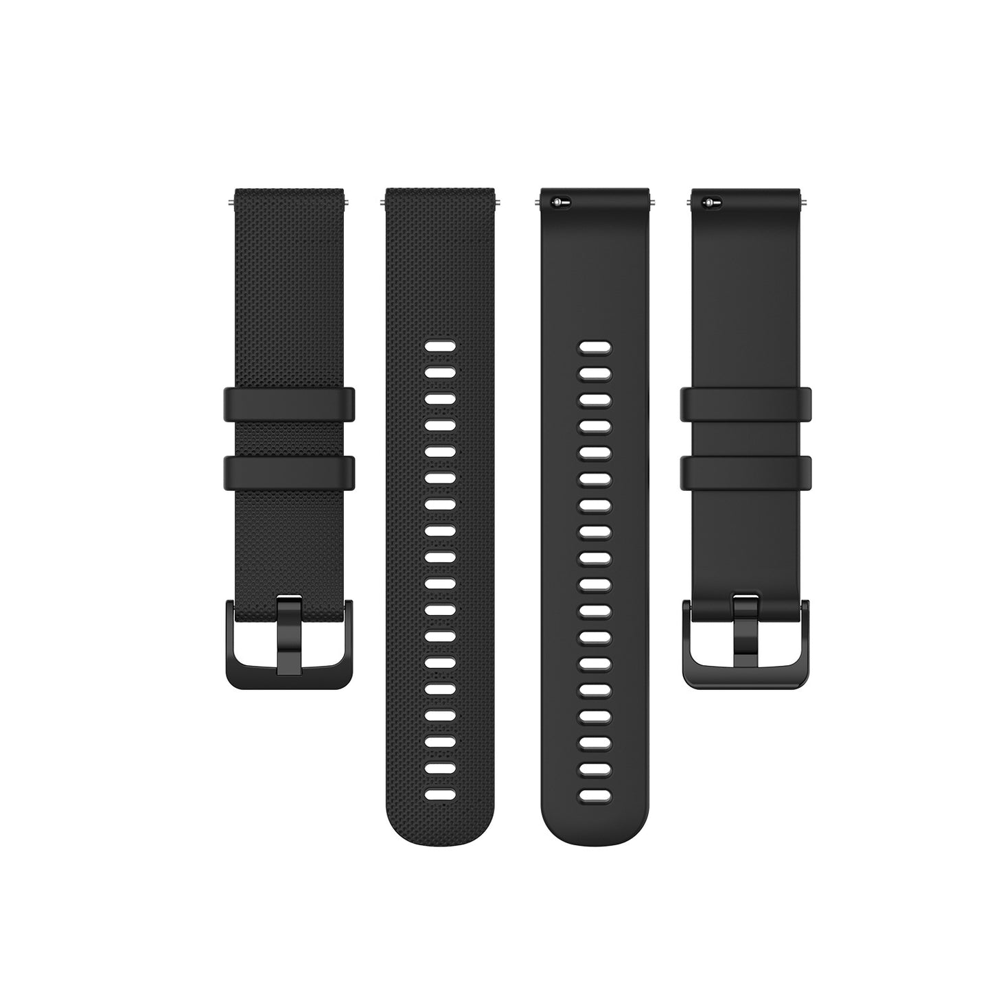 Universal 20mm Small Check Pattern Silicone Strap