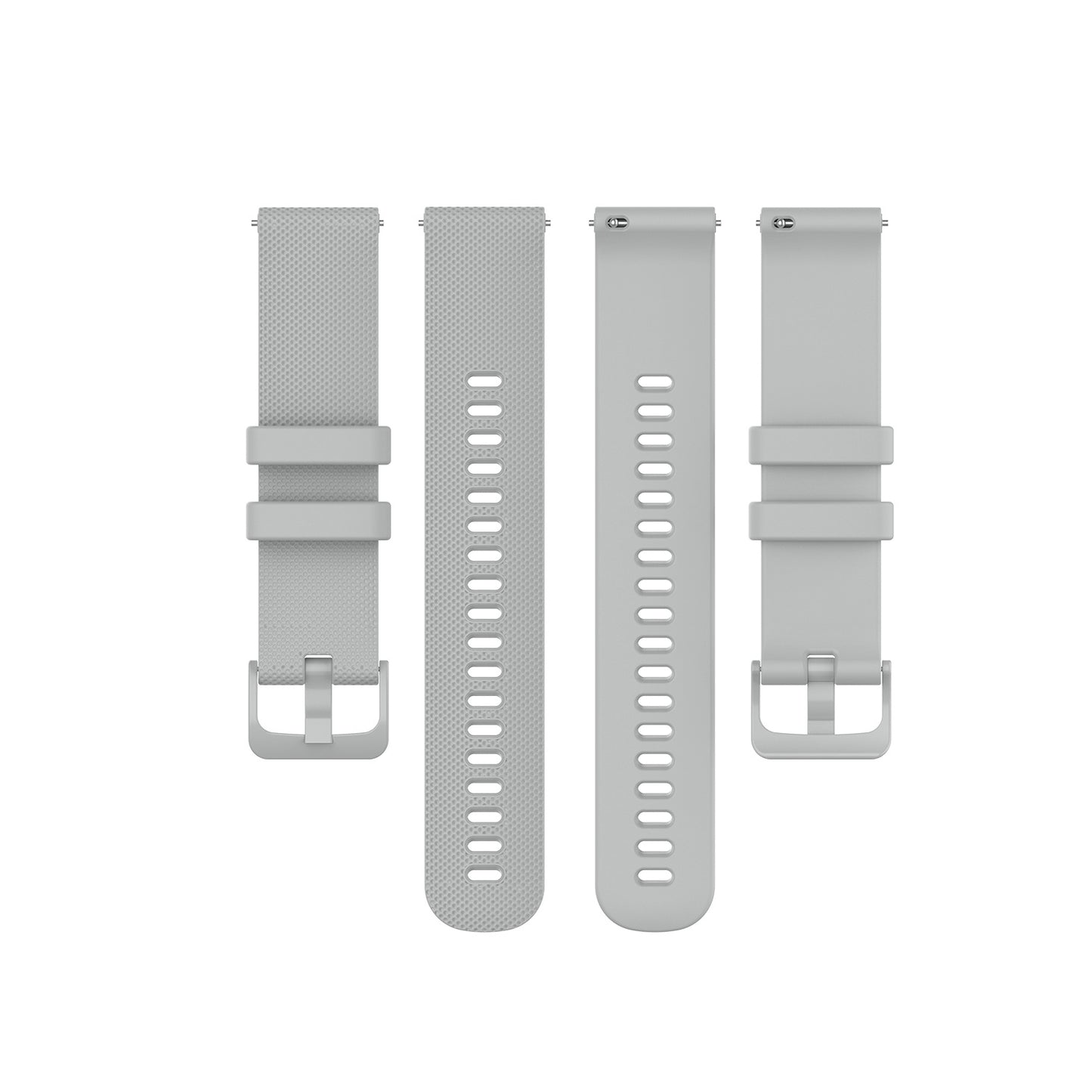 Universal 20mm Small Check Pattern Silicone Strap