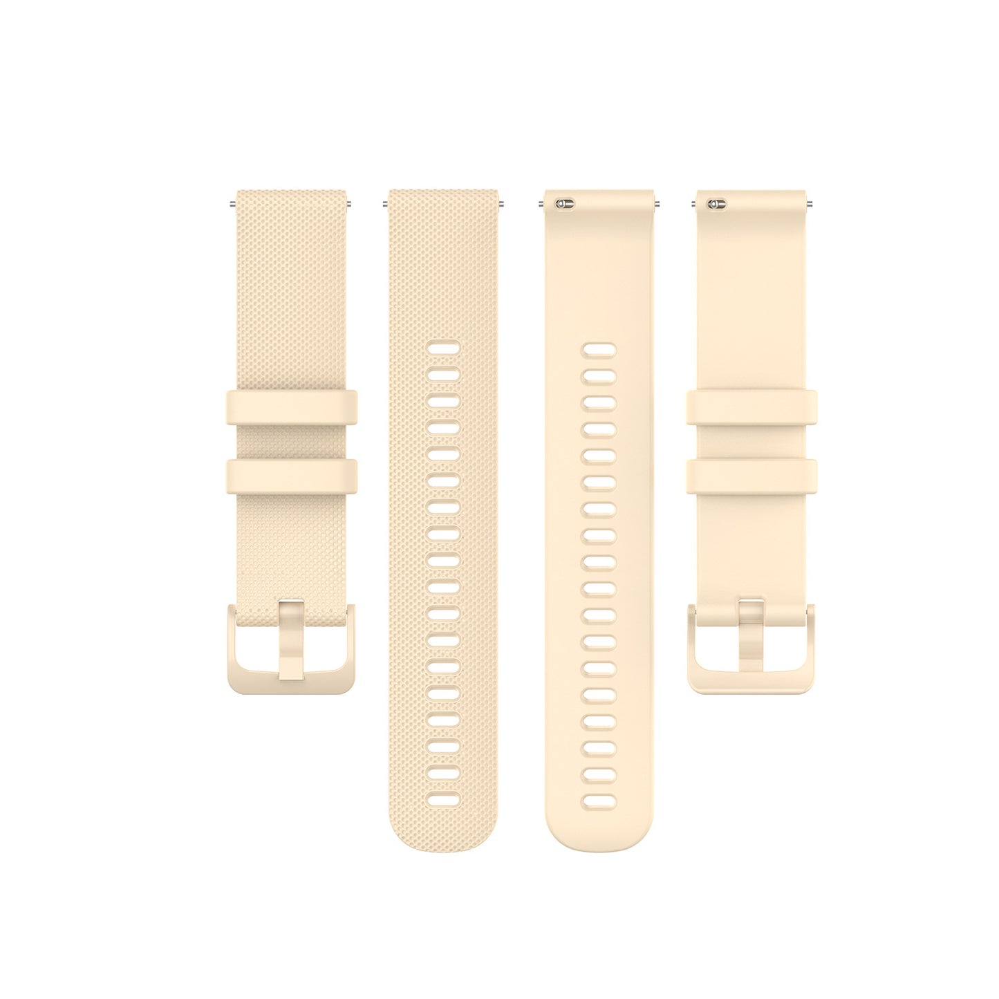Universal 20mm Small Check Pattern Silicone Strap