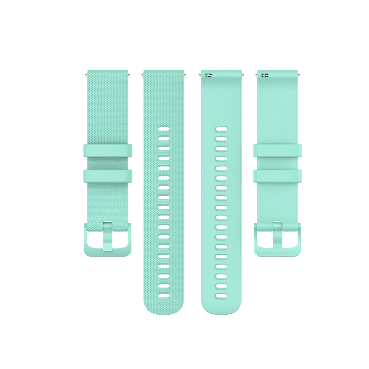 Universal 20mm Small Check Pattern Silicone Strap