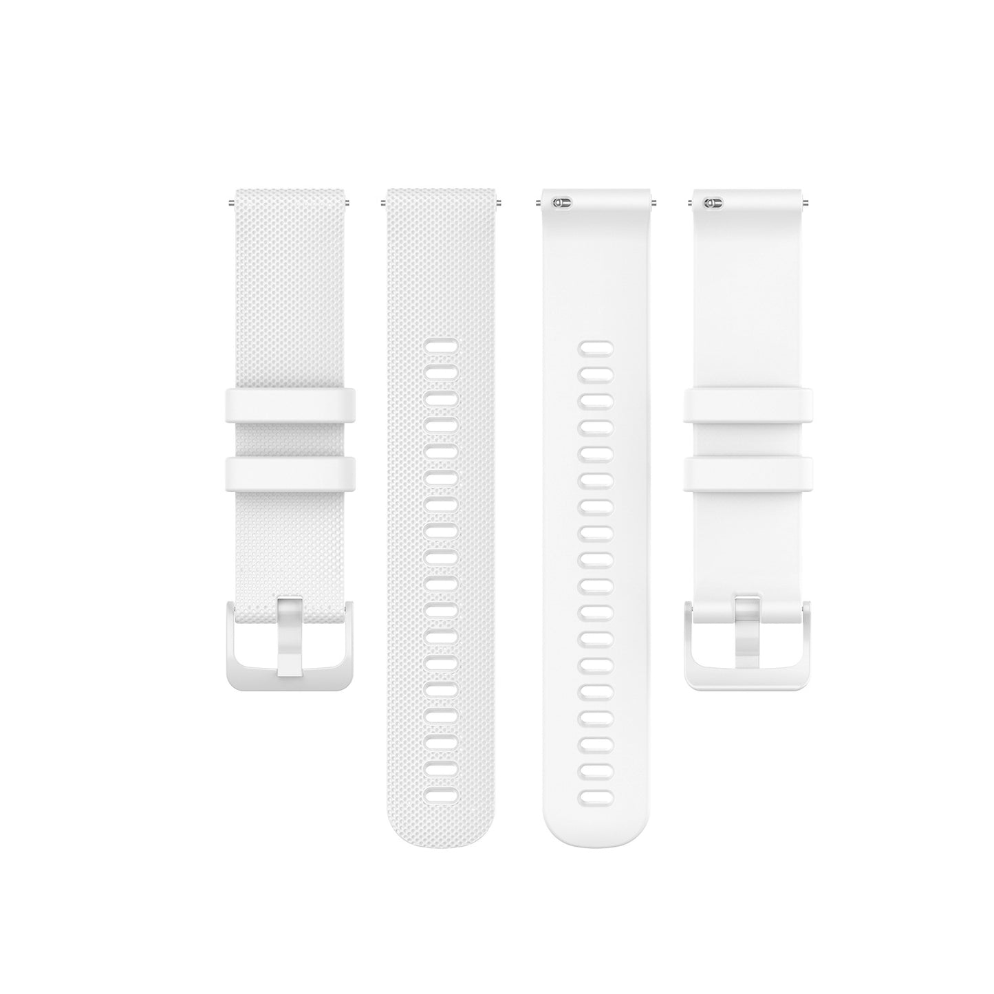 Universal 20mm Small Check Pattern Silicone Strap