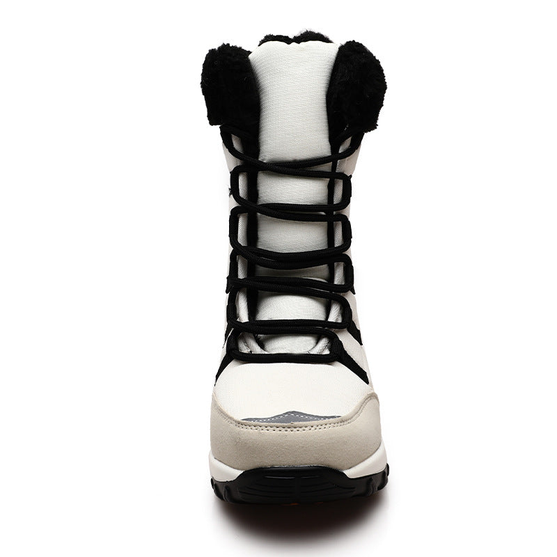 Large Size Women'S Cotton Shoes And Velvet High-Top Snow Boots