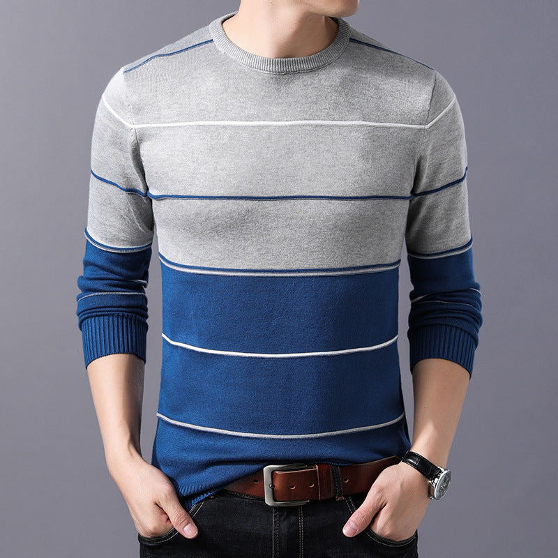 Rundhalset Sweater til Unge Mænd - Bundskjorte
