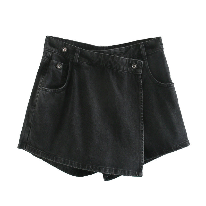 High Waist Jeans Culottes All-Match Slim Fit