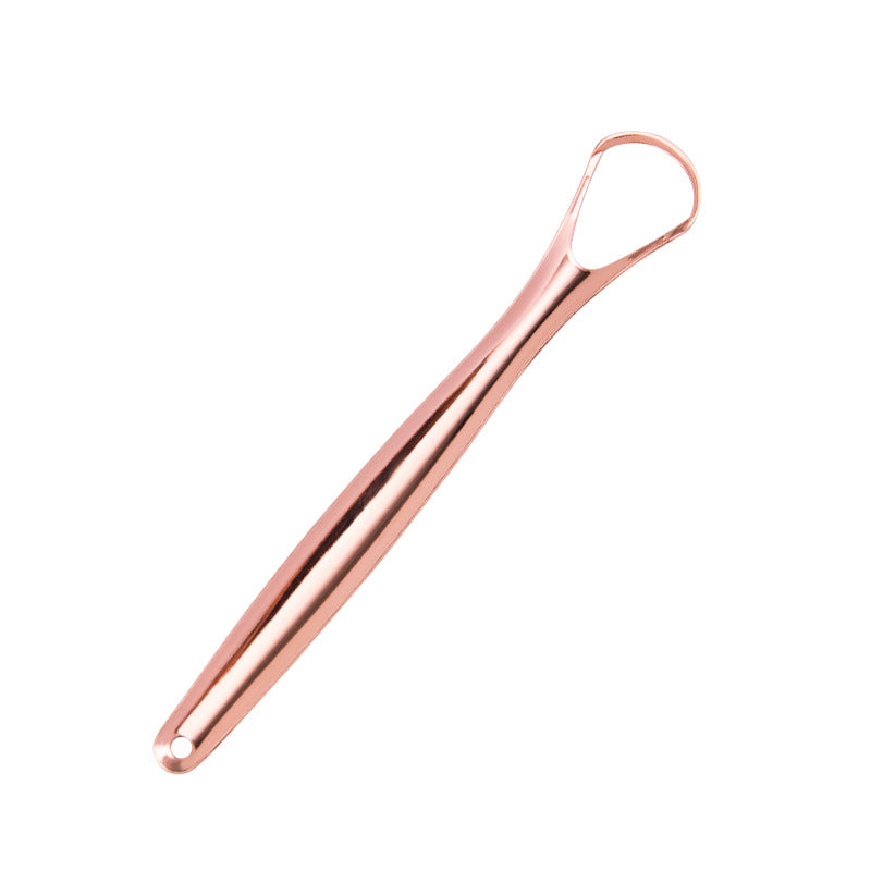 Tongue Cleaner Scrapes The Tongue Board To Remove Bad Breath