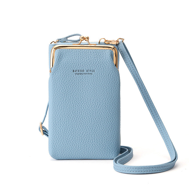Machine Bag Wallet Korean Style Large Capacity Mid-length Fashion Casual Zipper Vertical Crossbody Bag