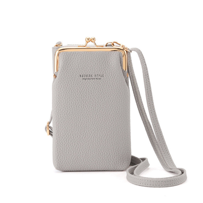 Machine Bag Wallet Korean Style Large Capacity Mid-length Fashion Casual Zipper Vertical Crossbody Bag