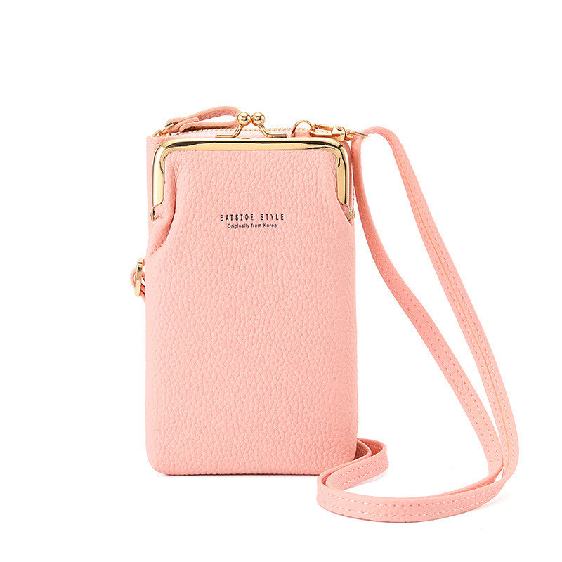 Machine Bag Wallet Korean Style Large Capacity Mid-length Fashion Casual Zipper Vertical Crossbody Bag