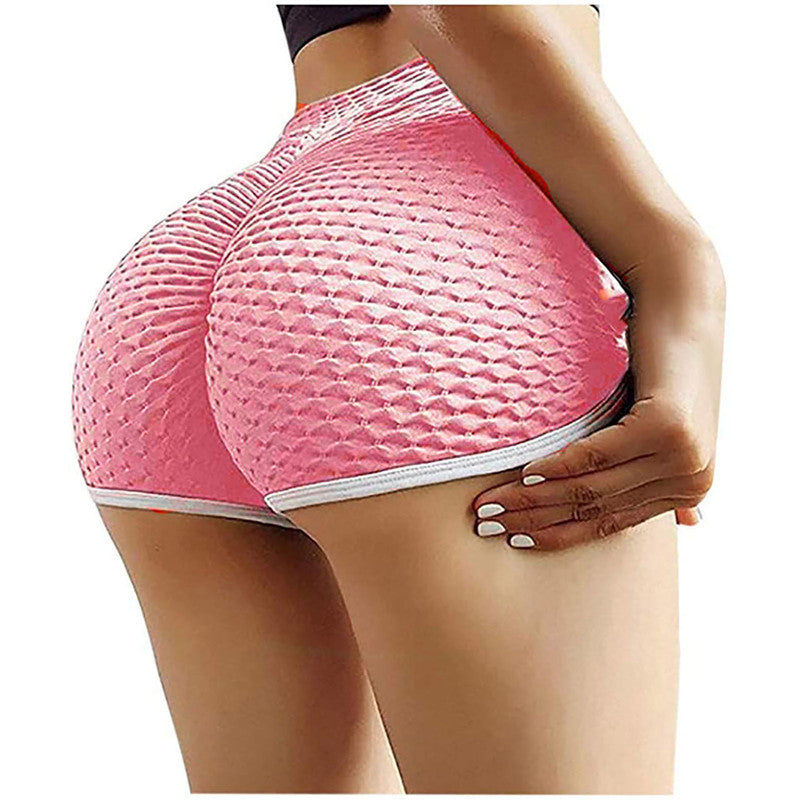 Printed Straight Waist Yoga Pants Casual Sports