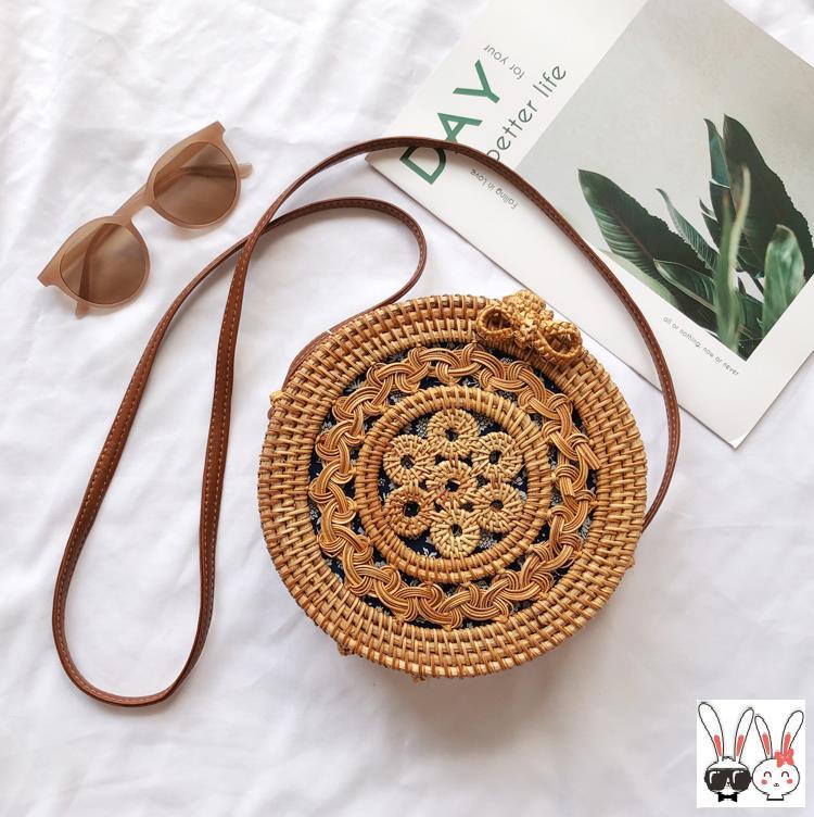 It'S Suitable For Summer. It'S Made Of Straw And Sand Net Red. It'S Suitable For The Unique Retro Style Of Forest Department