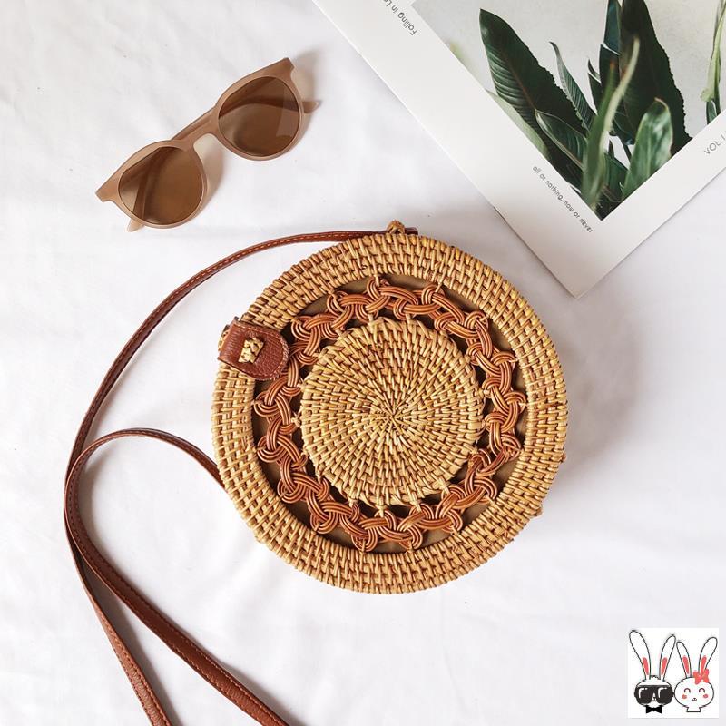 It'S Suitable For Summer. It'S Made Of Straw And Sand Net Red. It'S Suitable For The Unique Retro Style Of Forest Department