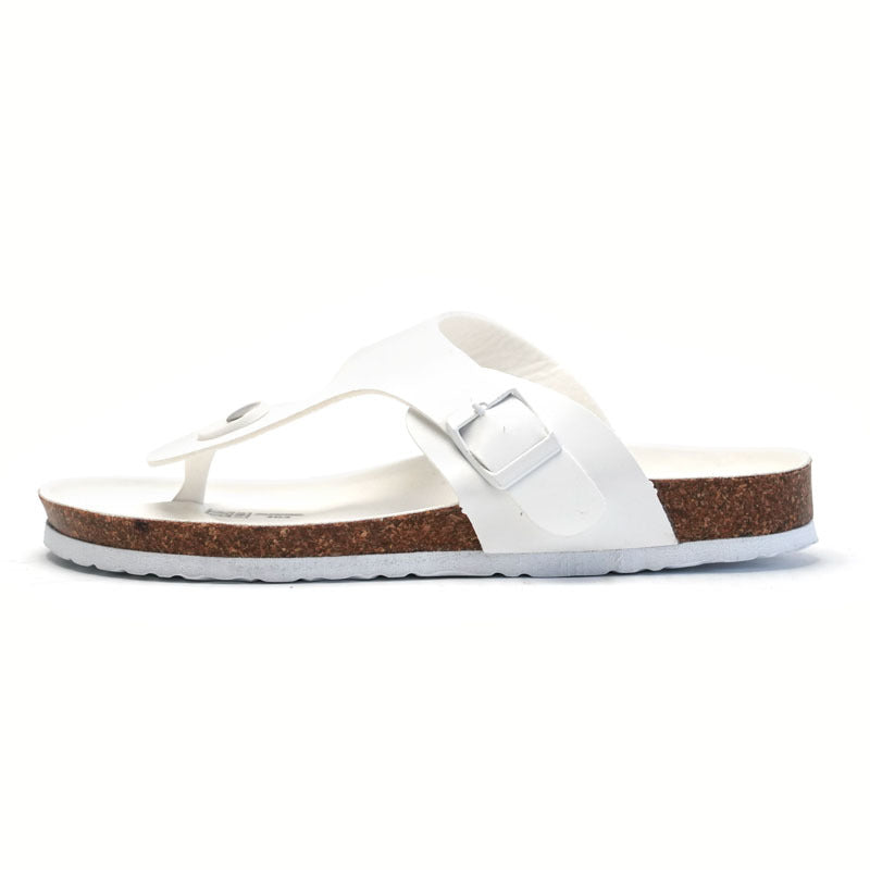 Multicolor Beach Student Casual Shoes Cork Slippers