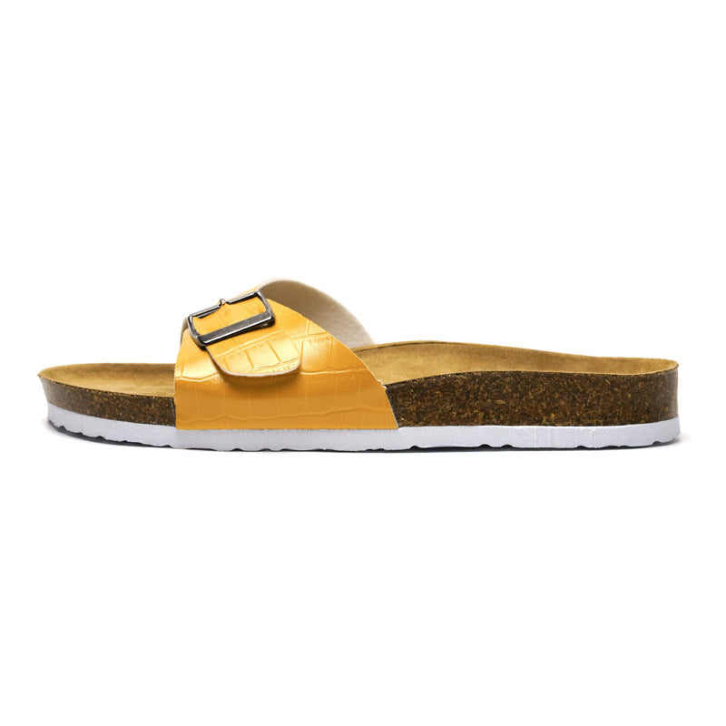 Ladies Cork Slippers Trendy Women's Sandals And Slippers Casual Girls Beach Shoes