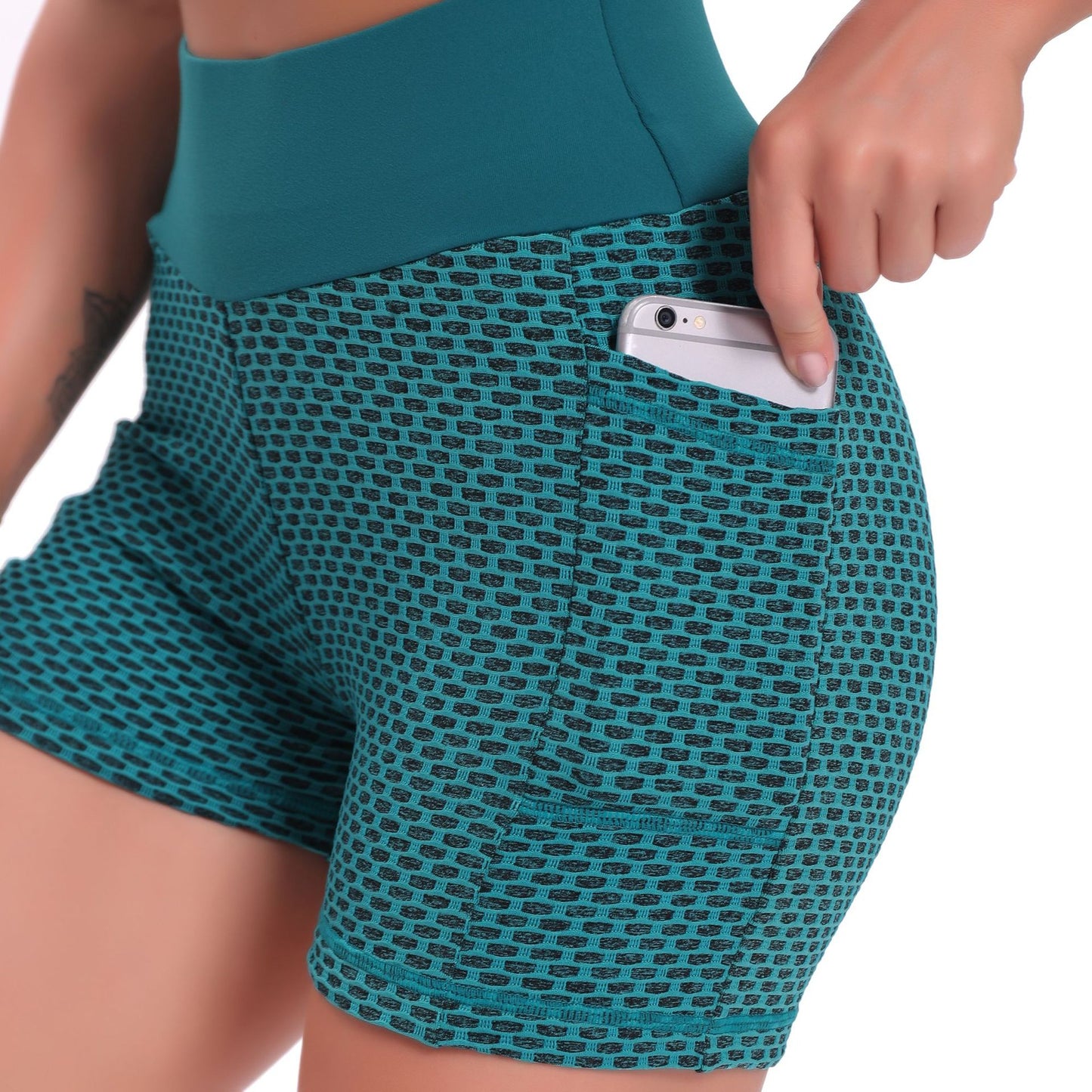 High Waist Sexy Beautiful Buttocks Sports Casual Three-Quarter Pants