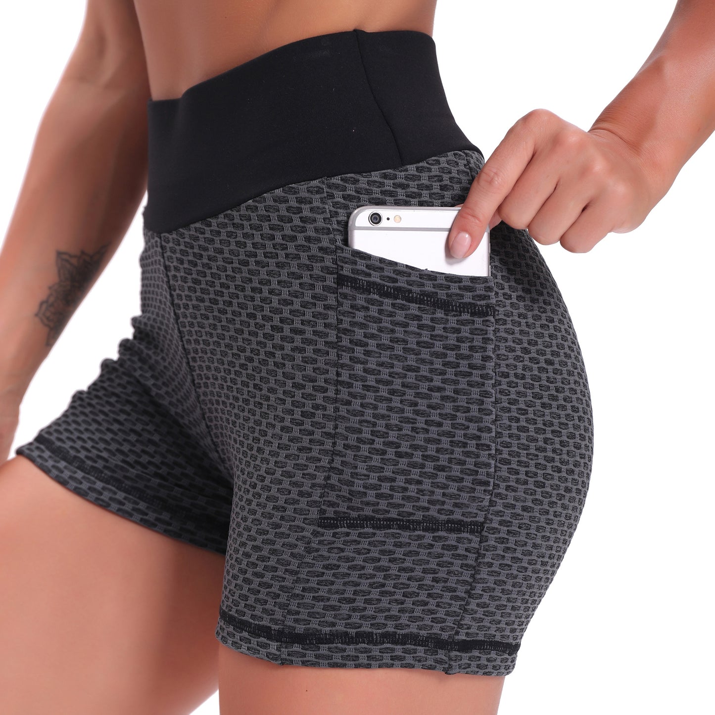 High Waist Sexy Beautiful Buttocks Sports Casual Three-Quarter Pants