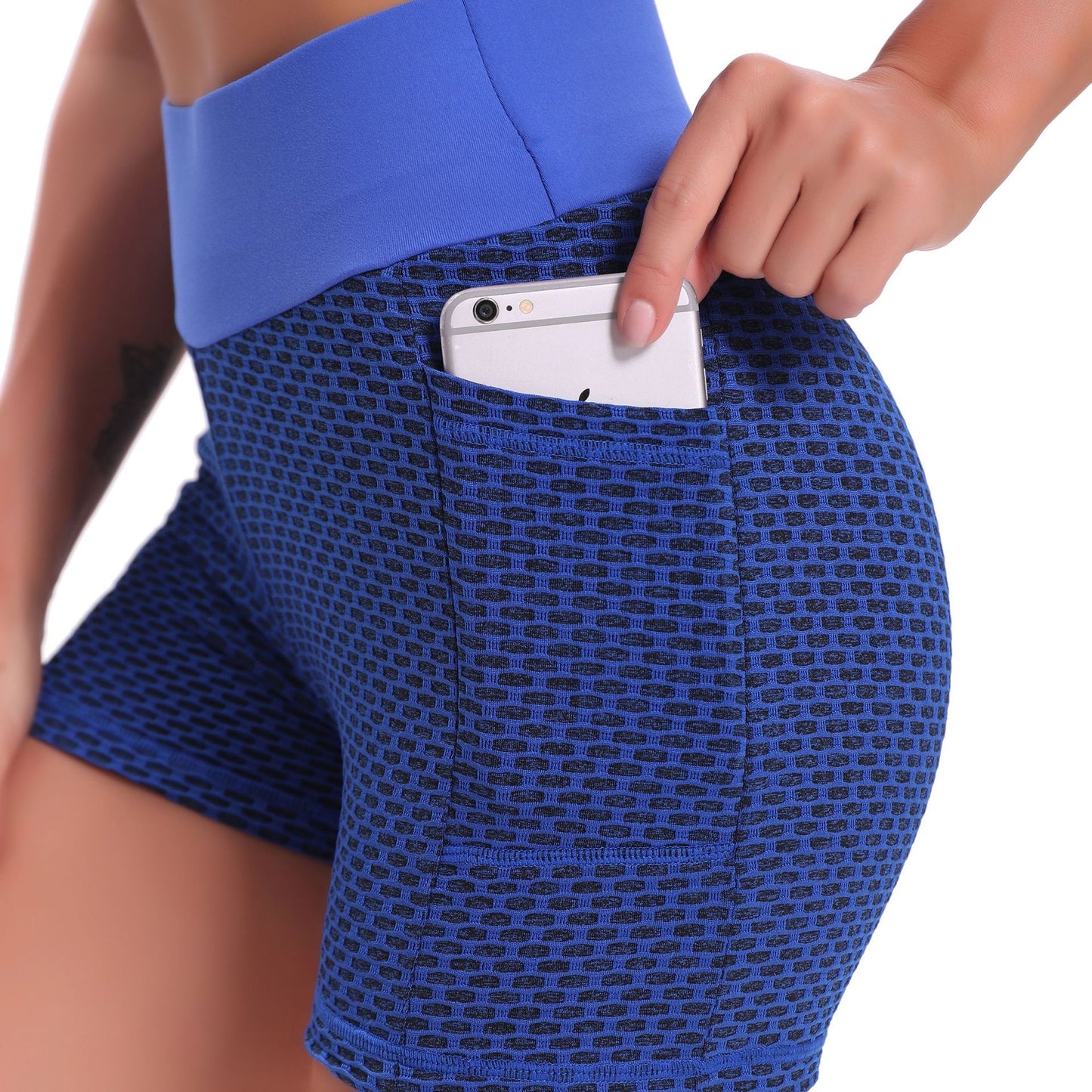 High Waist Sexy Beautiful Buttocks Sports Casual Three-Quarter Pants