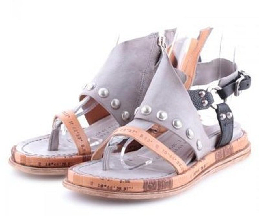 European And American Soft Sole Retro Sandals