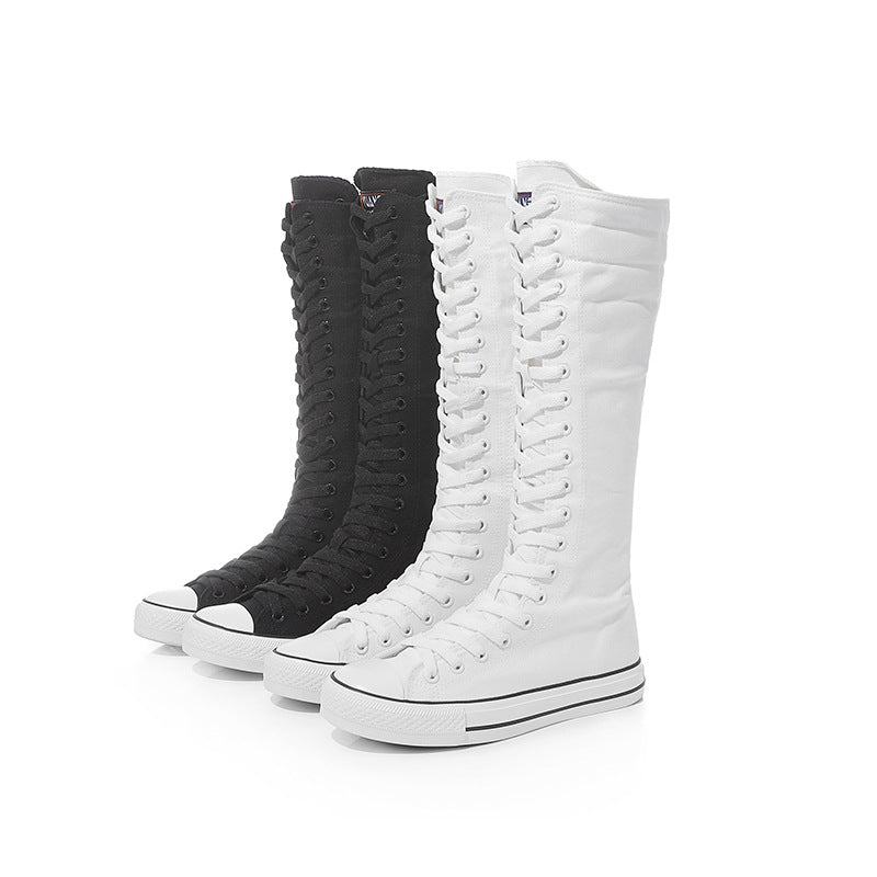 Spring Korean White High-Top Women'S Shoes