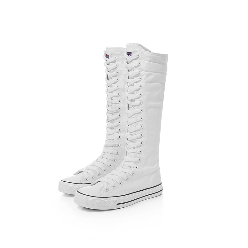 Spring Korean White High-Top Women'S Shoes