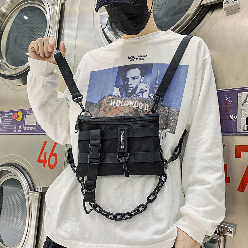 Personalized Hip-hop Shoulder Bag Multifunctional Dual-use Backpack
