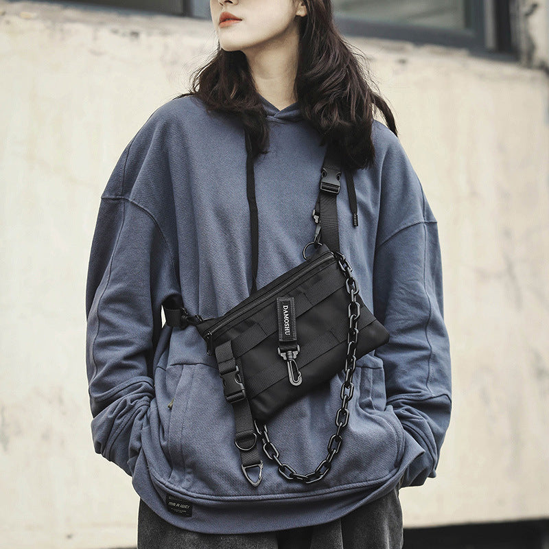 Personalized Hip-hop Shoulder Bag Multifunctional Dual-use Backpack