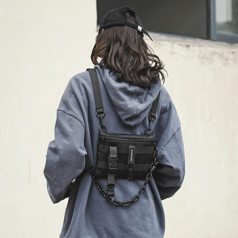 Personalized Hip-hop Shoulder Bag Multifunctional Dual-use Backpack