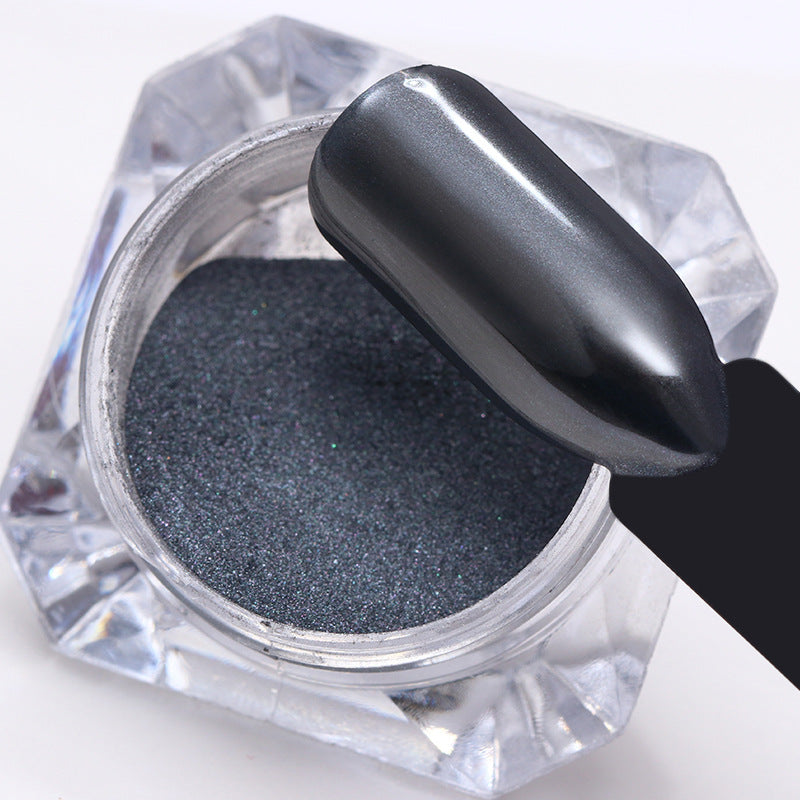1g Diamond Bottled Pure Black Electroplating Powder Mirror Glitter
