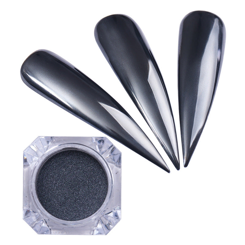1g Diamond Bottled Pure Black Electroplating Powder Mirror Glitter