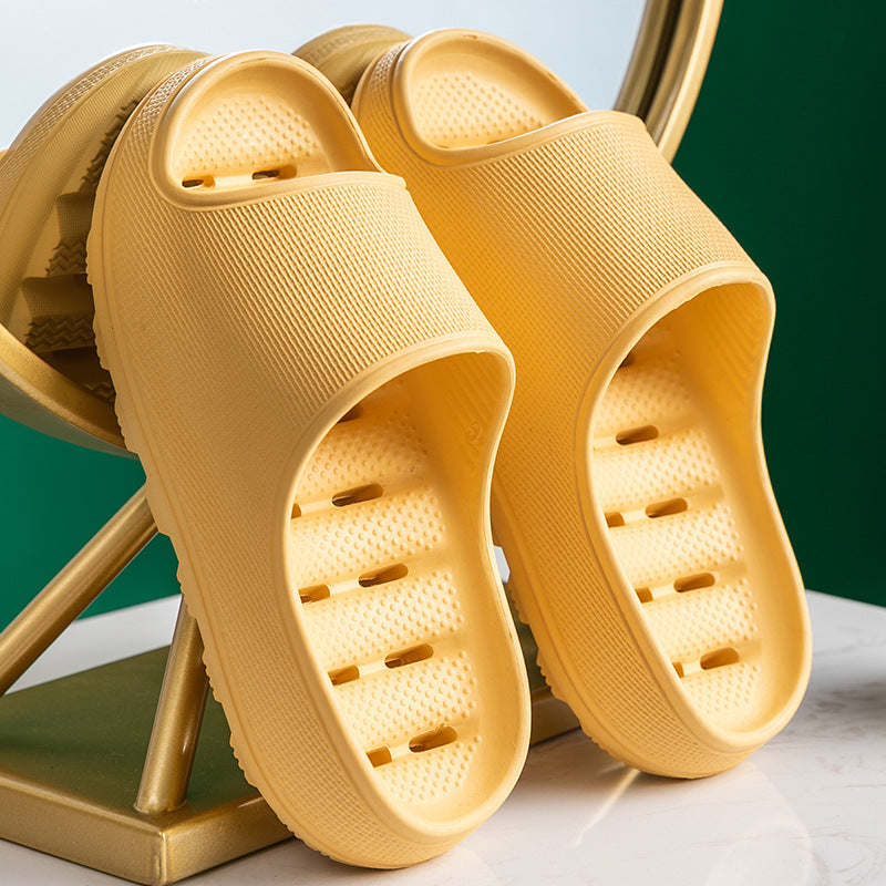 Bathroom Quick-drying Hollow Bath Household Non-slip And Odor-resistant Slippers