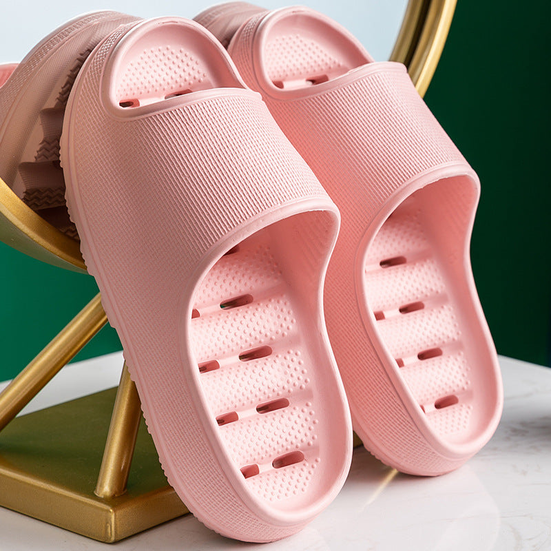 Bathroom Quick-drying Hollow Bath Household Non-slip And Odor-resistant Slippers