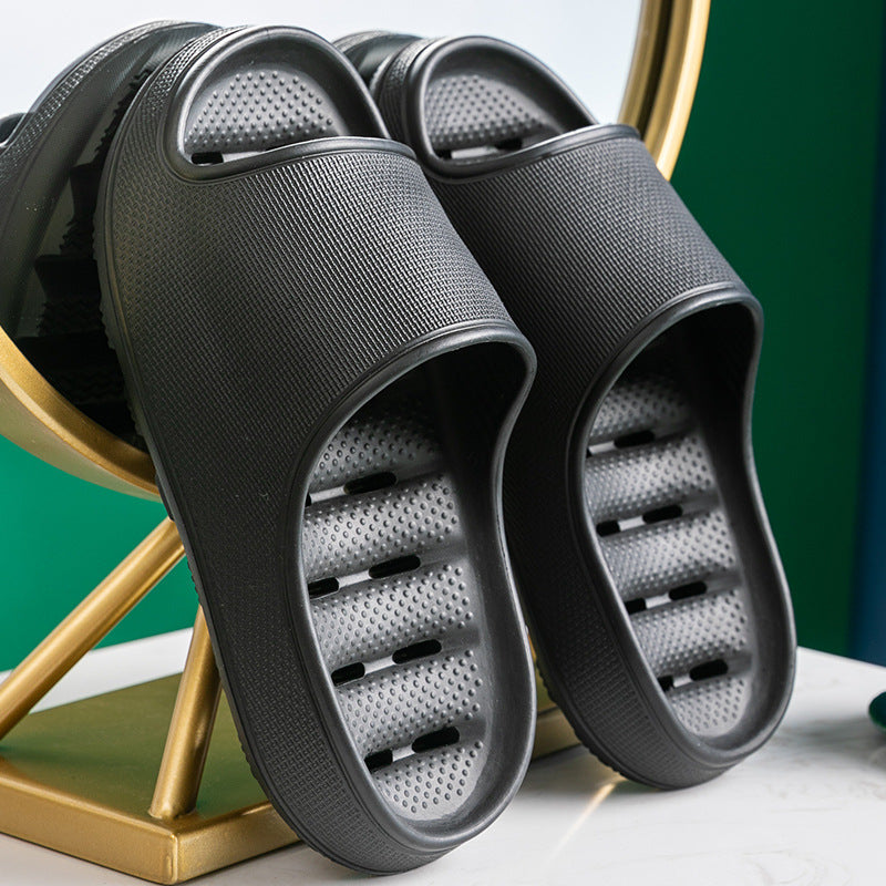 Bathroom Quick-drying Hollow Bath Household Non-slip And Odor-resistant Slippers