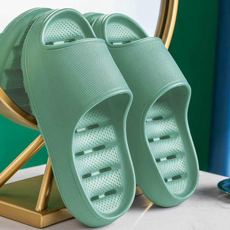 Bathroom Quick-drying Hollow Bath Household Non-slip And Odor-resistant Slippers