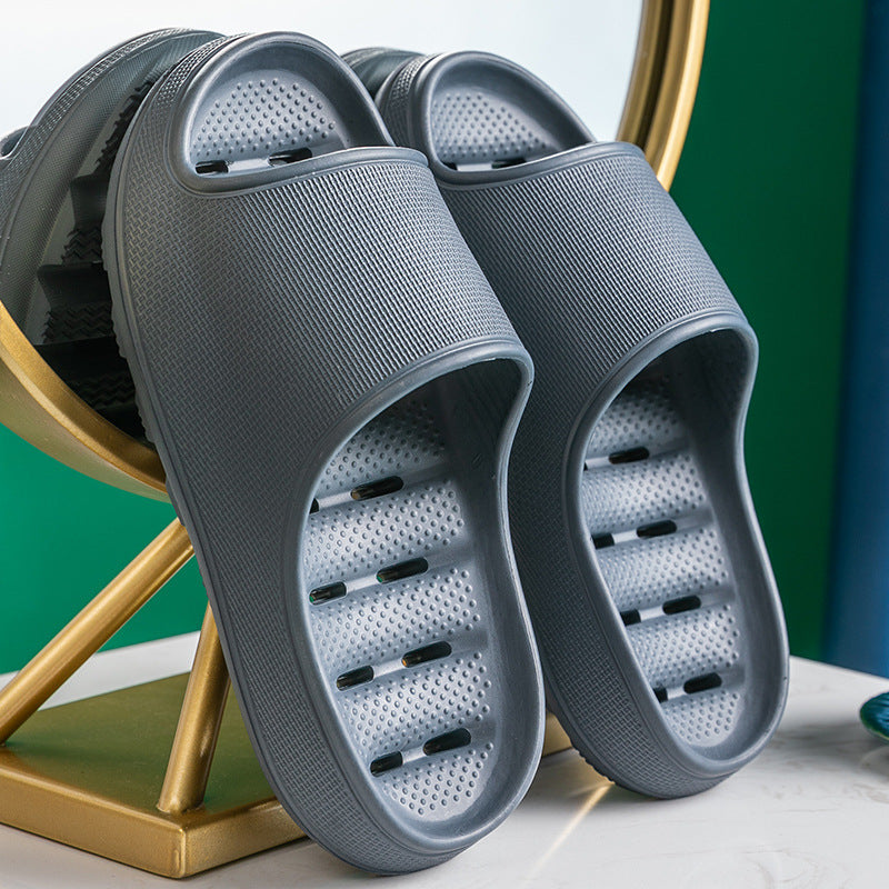 Bathroom Quick-drying Hollow Bath Household Non-slip And Odor-resistant Slippers